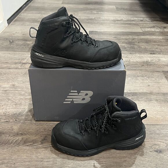 New Balance 989 Revlite Industrial Work Boot Shoe MID989G1 Black Size 12 2E Wide - Picture 1 of 12